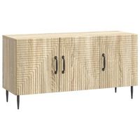 mueble de tv roble sonoma 99 x 345 x 50 cm vidaxl