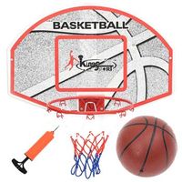 juego de canasta de baloncesto de pared 5 piezas 66x445 cm vidaxl