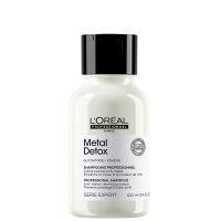 loreal professionnel metal detox shampoo travel size anti-breakage  colour fade protection 100ml