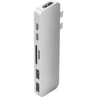 hyperdrive thunderbolt usb type-c multi hub silver