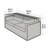 funda sofa 2 plazas grande 94 x 160 x 69cm easy-cover