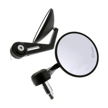 Espejo retrovisor de barra Modern Classic negro par