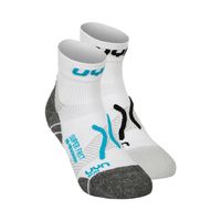 uyn super fast calcetines para correr pack de 2 mujeres-blancoturquesa