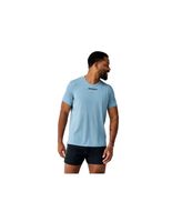 camiseta de running brooks dash cooling sleeve hombre azul