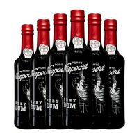 niepoort vino tinto ruby dum porto media botella 37 cl 135 vol pack de 6 unidades
