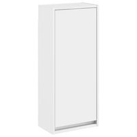 vanidad de lavabo montada en la pared blanco 35 x 20 x 81 cm vidaxl