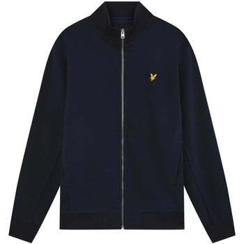 Lyle & Scott Chaqueta deporte Pique Track Top Jacket Dark Navy para hombre