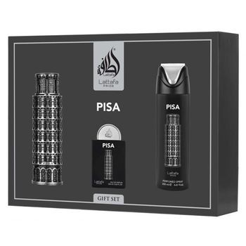 Lattafa Pride Pisa Set De Regalo Eau De Parfum 100 Ml Eau De Parfum 20 Ml Desodorante 200 Ml