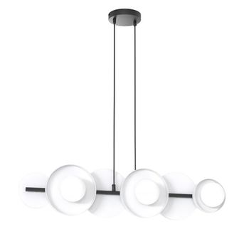 Lámpara colgante aurevo blanco (6 luces)