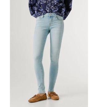 Pepe Jeans para mujer. PL20458382AB Jeans Skinny Soho azul (28/30), Casual, Algodón, Denim