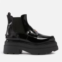 alexander wang womens carter leather platform chelsea boots - black - uk 7