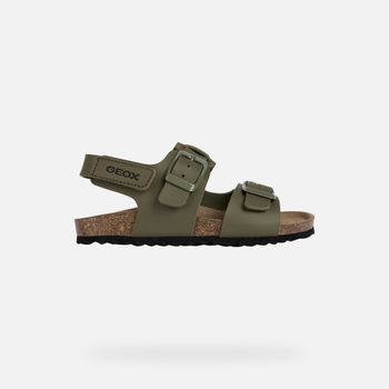 GEOX Ghita Niño Verde Militar