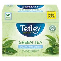 tetley decaffeinated pure green 50 teabags