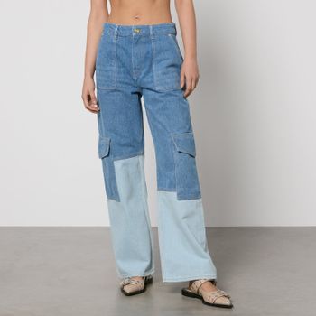 Ganni Angi Denim Wide-Leg Jeans - W30