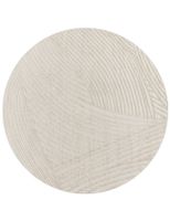 alfombras de interior y exterior cotara crema 120 cm redondo