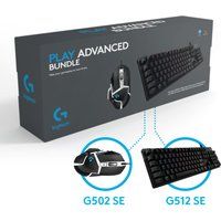 g play advanced gaming keyboard  mouse set blue
