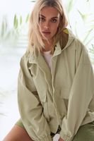 limited collection cazadora cargo beige con capucha  mujer curvy y tallas grandes limited collection