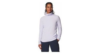Forro polar columbia mujer 1 2 cremallera glacial iv morado claro
