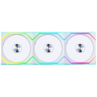 lian li uni fan sl wireless 120 pack triple ventilador suplementario 120mm blanco
