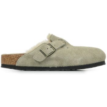 BIRKENSTOCK Sandalias Boston Suede Shearling para mujer