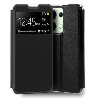 cool funda flip cover tipo libro liso negro para xiaomi redmi note 13