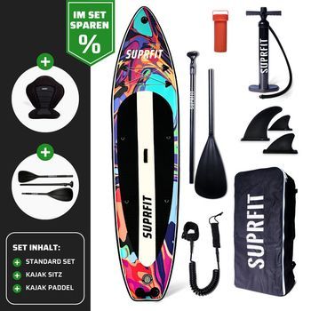 Tabla Sup Set Water Marble 10'8 Suprfit, Incl. Asiento Y Remo De Kayak