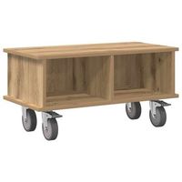 soporte de tv  mueble de salon  gabinete de tv roble artesanal 685 x 35 x 35 cm