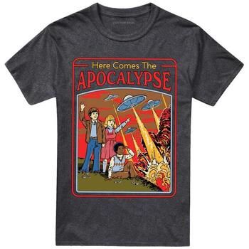 Steven Rhodes Camiseta Here Comes The Apocalypse para hombre
