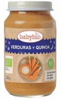 babybio tarrito menu tradicion verdura y quinoa 200 gr