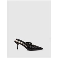 kamome trends zapatos bajos zapato velin negro para mujer