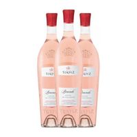 torpez saint-tropez vino rosado bravade rosado cotes joven 75 cl 13 vol pack de 3 unidades