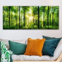 pintura decorativa lienzo yty27653060350120 multicolor 50x120