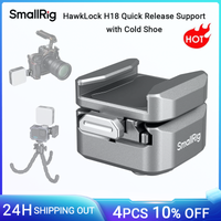 smallrig hawklock h18 soporte de liberacion rapida con zapata fria para luz led wideo accesorios para camara con microfono -4500