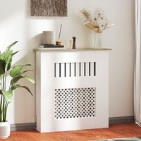 cubre radiadores de mdf homcom 78x19x81 cm blanco