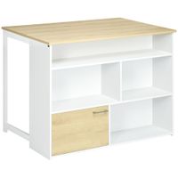 mesa de bar 116x795x91 cm blanco