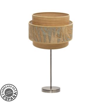 FABRILAMP Lámpara de sobremesa Grande Samoa 1xe27 Cuero/camel 30d