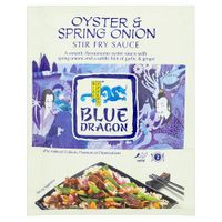 blue dragon oyster  spring onion stir fry sauce