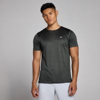 camiseta jaspeada tempo para hombre de mp - negro lavado - m