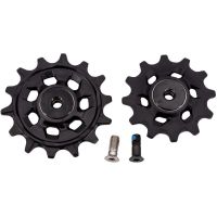 sram  roldanas de cambio gx eagle axs - juego de poleas gx eagle axs de 12 velocidades      uso btt     dientes superiores 12     dientes inferiores 14     rango de engranajes 12 velocidades