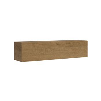 Mueble De Tv De Pared Abatible Con Paso De Cables, Ancho 173,6 Cm, Alto 40 Cm, Profundidad 39,2 Cm, Roble Natural
