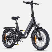 bicicleta electrica compacta engwe l20 30 boost - 250 w con par de 75 nm - 135 ah 648 wh - negro