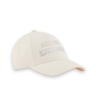 A|X Armani Exchange para mujer. XW002847AF15502U1003 Gorra Base beige (OSFA), Casual, Algodón