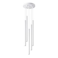 lampara colgante vacu blanco 5 luces