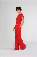 pantalones palazzo red l