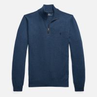 polo ralph lauren merino wool half-zip jumper - xxl