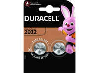 pila boton - duracell 2032 paquete 2 unidades 3v dl2032 cr2032 plata