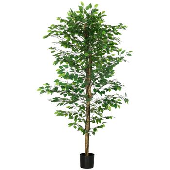 Planta artificial 17.5x17.5x180 cm verde