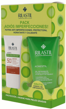 Rilastil Sun System Acnestil SPF50+ 40 ml + Regalo Gel Limpiador Anti-imperfecciones 50 ml