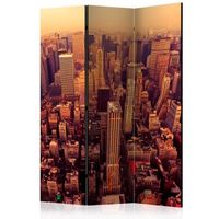 biombo - bird eye view of manhattan new york 135x172 cm