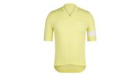 maillot ligero rapha core amarillo blanco maillot de manga corta para hombre